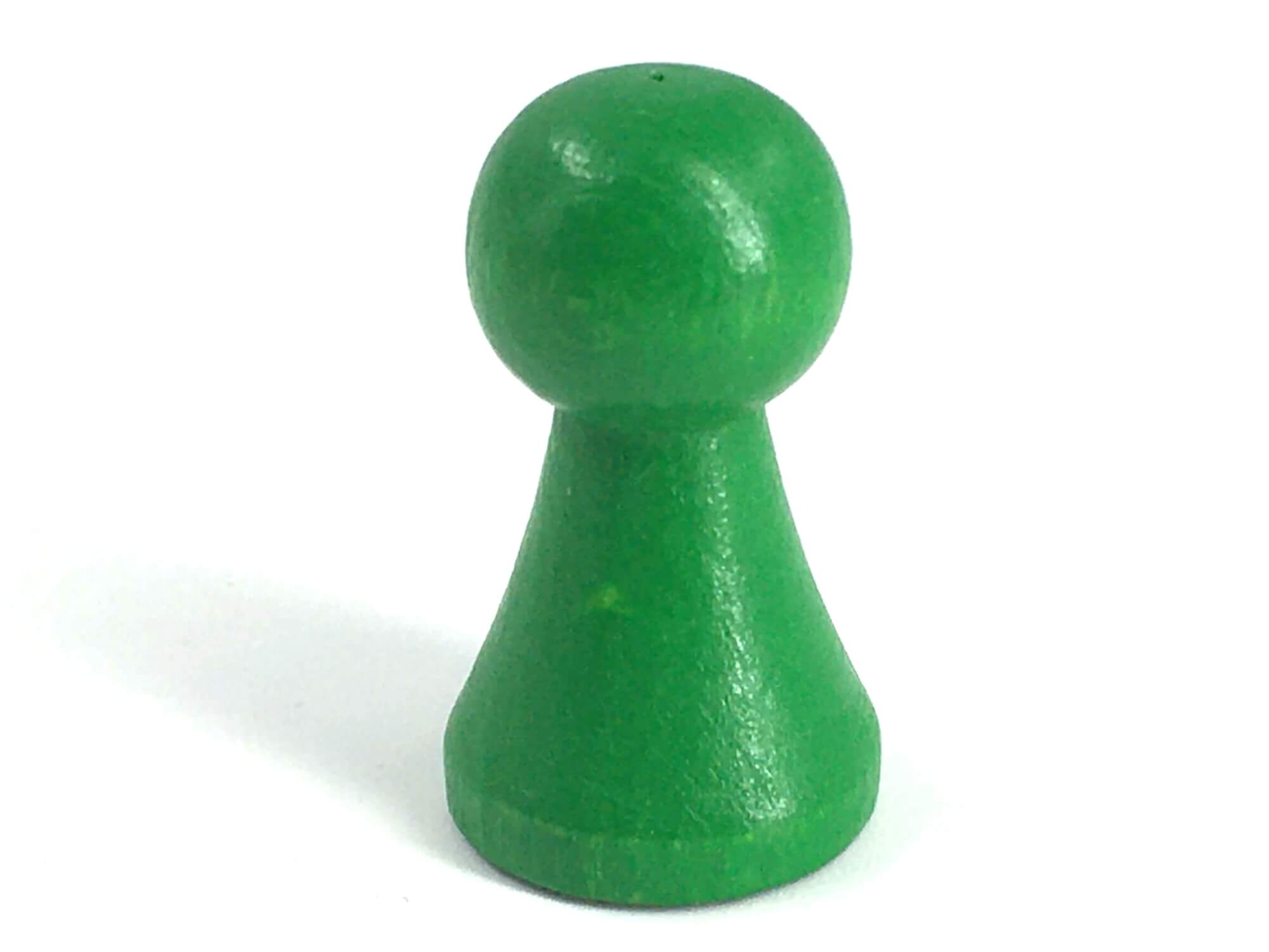 Lesena igralna figura zelena15 x 27 mm