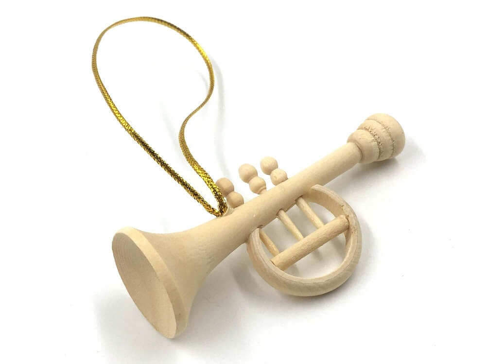 Božični okrasek trobenta