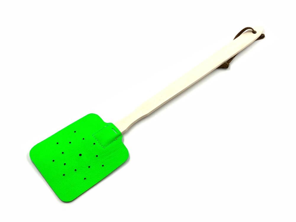 Lesen muholovec in fl. zeleno usnje