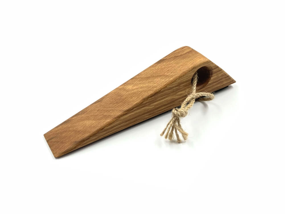 Lesena zagozda za vrata, hrast oljeno