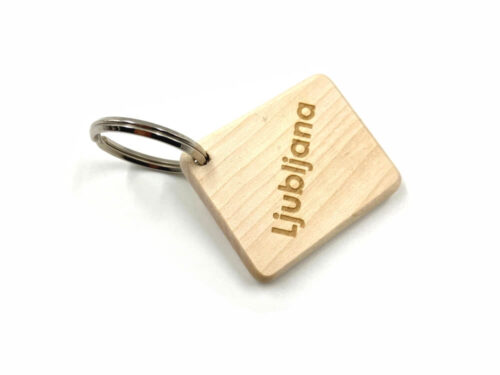 Primer graviranje, obesek za ključe