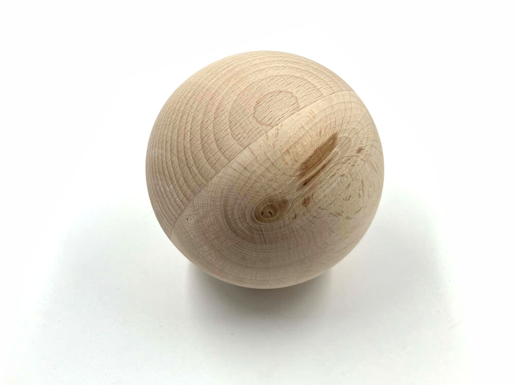 Lesena krogla 10 cm, bukev